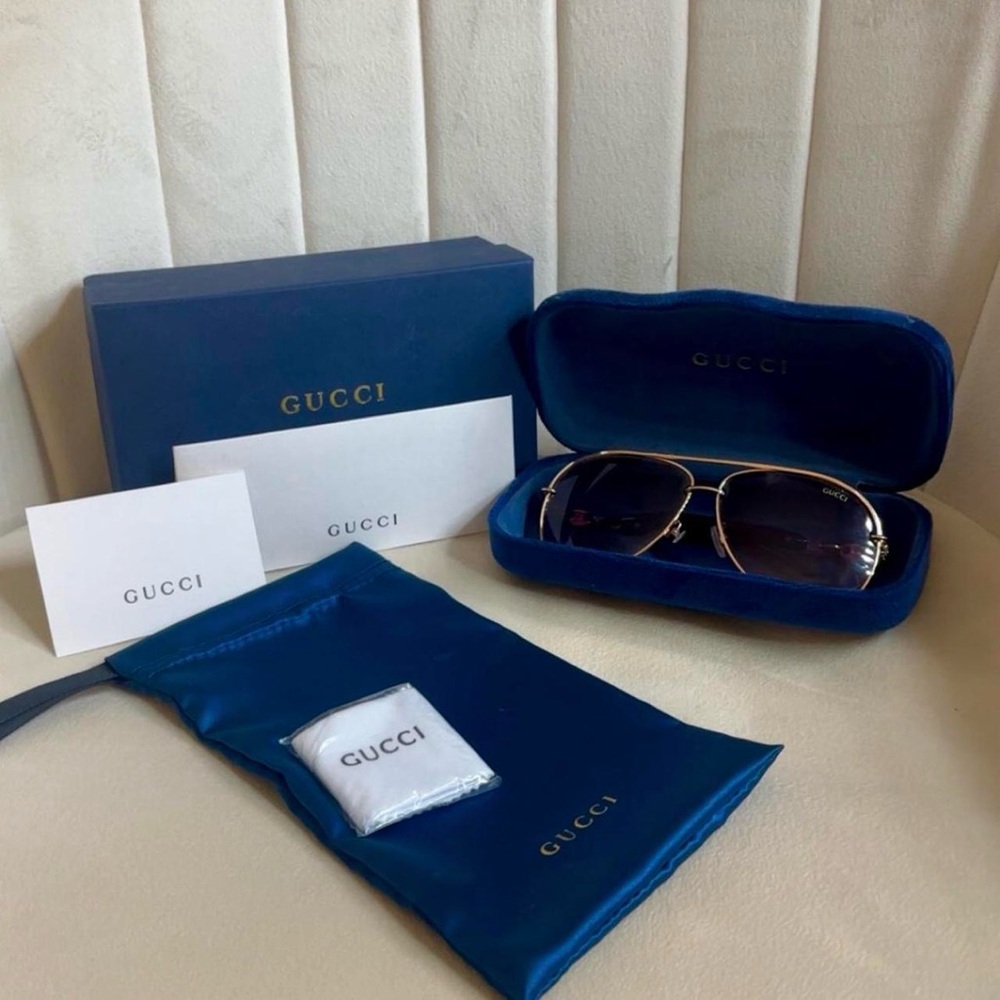 Sunglasses with Blue Case